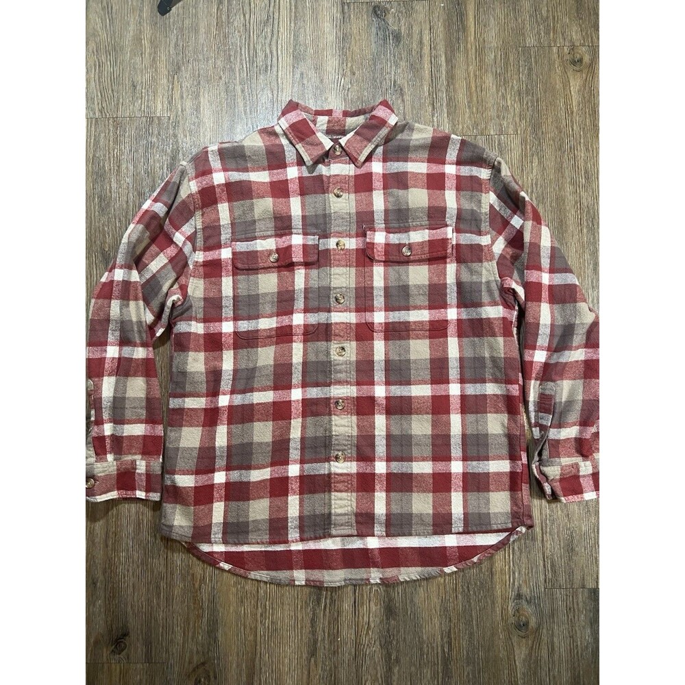 Abercrombie & Fitch 90’s Oversized Shirt Red Plaid Flannel Men’s Large